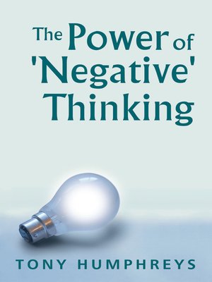 cover image of The Power of Negative Thinking